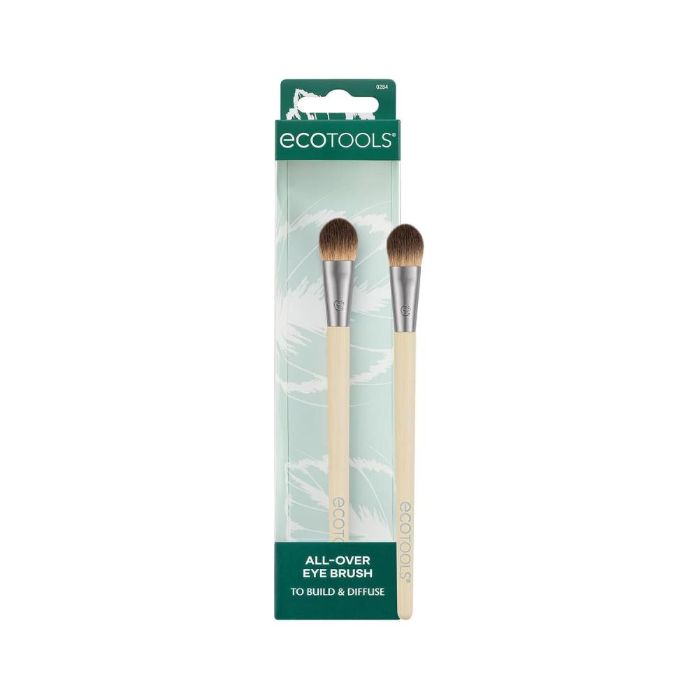 image:imageEcoTools All Over Eye Brush Fluffy Eyeshadow Brush for Blending Lid amp Crease Color Soft Synthetic Bristles for Everyday Eye Makeup Sustainable Vegan amp CrueltyFree 1 Count
