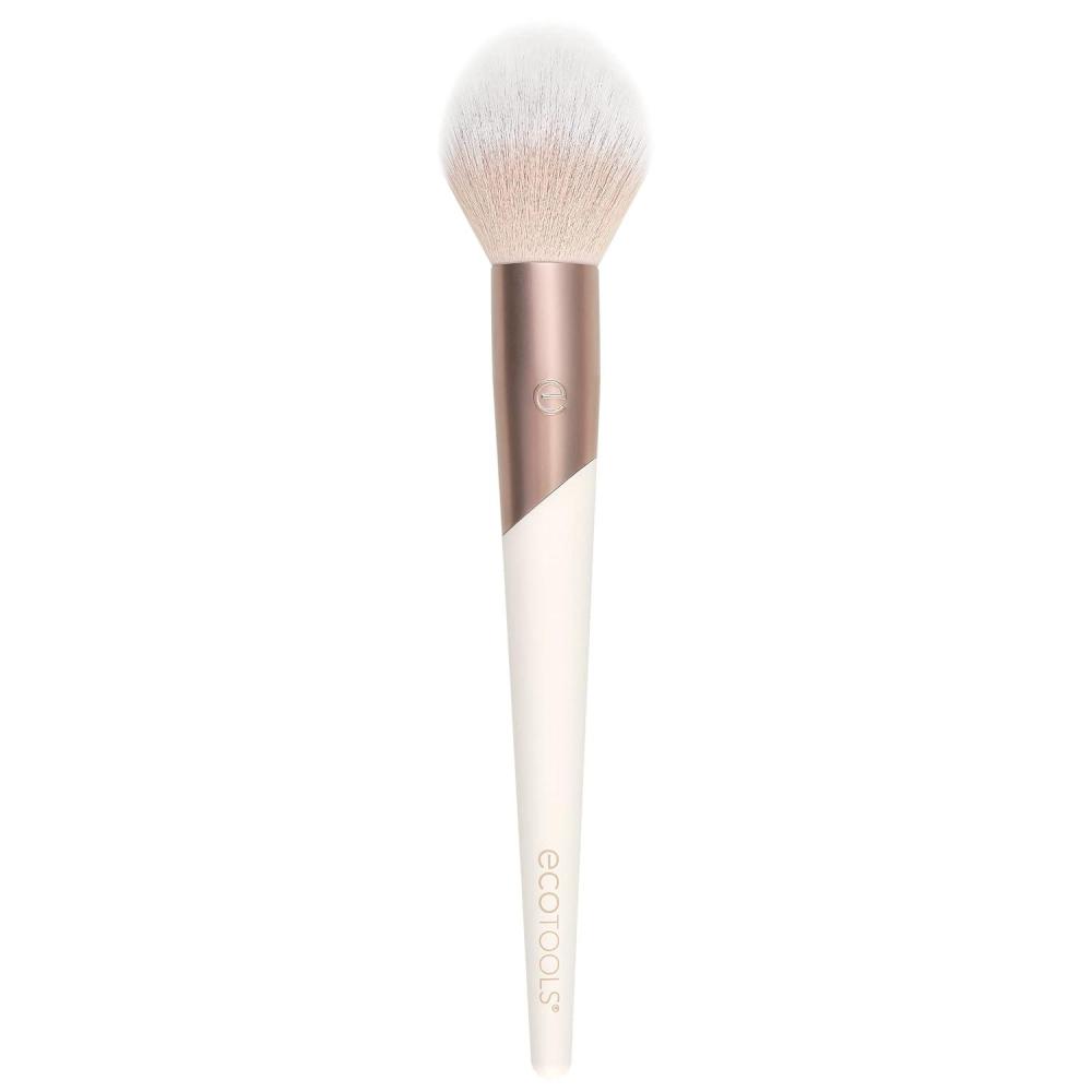 image:imageEcoTools Luxe Plush Powder Makeup Brush for Blush amp Bronzer Works Best With Powder Makeup Luxurious and Glamorous EcoFriendly Premium Makeup Brush Synthetic Bristles Pink 1 CountPack of 1