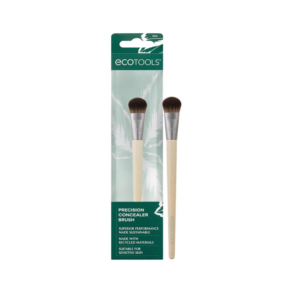 image:imageEcoTools Precision Concealer Makeup Brush For Concealing Under Eyes amp Imperfections Sculpt Skin Works With Liquid amp Cream Makeup Synthetic Bristles CrueltyFree amp Vegan 1 Count