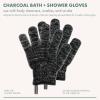 EcoTools Bath + Shower Gloves 6 Pack, Exfoliating Gloves Remove Dead Skin & Cleanse The Whole Body, Bath Gloves To Scrub & Hydrate, Self-Tanner Application Prep, Cruelty Free, (12 Gloves Total)(1 Count)