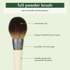 EcoTools Blurring Powder Makeup Brush, For Loose & Pressed Powder, Large Makeup Brush For All-Over Application, Fluffy, Synthetic Bristles, Eco Friendly, Cruelty-Free, & Vegan, 1 Count(Full Powder Brush)