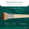 EcoTools Blurring Powder Makeup Brush, For Loose & Pressed Powder, Large Makeup Brush For All-Over Application, Fluffy, Synthetic Bristles, Eco Friendly, Cruelty-Free, & Vegan, 1 Count(Blending Brush)
