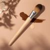 EcoTools Classic Foundation Face Brush, For Liquid, & Cream Foundation, Flat Foundation Brush, Makeup Brush For Natural Makeup, Buildable Coverage, Synthetic Bristles, Cruelty- Free, 1 Count(Brown)
