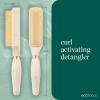 EcoTools Curl Activating Detangler Hairbrush, Gently Detangle Wet Hair, Style, Define, & Enhance Curly & Wavy Hair, Less Breakage & Fall Out, Renewable Bamboo, Vegan & Cruelty-Free, 1 Count