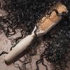 EcoTools Curl Activating Detangler Hairbrush, Gently Detangle Wet Hair, Style, Define, & Enhance Curly & Wavy Hair, Less Breakage & Fall Out, Renewable Bamboo, Vegan & Cruelty-Free, 1 Count