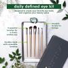 EcoTools Daily Defined Eye Brush Kit, Makeup Brushes For Liquid, Powder, & Cream Eyeshadow & Eyeliner Application, Eco-Friendly Eye Brushes, Synthetic Hair, Cruelty Free, 5 Piece Set(5 Piece Set (Pack of 8))