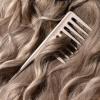 EcoTools Double-Sided Hair Comb, Wide-Tooth & Narrow-Tooth Sides For Detangling & Styling, Sectioning Tip, Bamboo Hair Comb for All Hair Types, Anti-Breakage, Vegan & Cruelty-Free, 1 Count(Detangling Brush)
