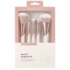 EcoTools Ecofriendly Luxe Flawless Foundation Makeup Brush for Liquid & Cream Foundation, Dense, Synthetic Bristles, Eco-Friendly Premium Quality Makeup Brush, Vegan & Cruelty-Free, 1 Count(Luxe Natural Elegance  5PC)