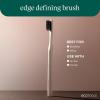 EcoTools Edge Defining Hairbrush, For Precision Styling, Tame Edges, Baby Hair, & Frizz, Dense Synthetic Bristles, Small Brush Head To Style Hairline, Renewable Bamboo, Cruelty-Free, 1 Count
