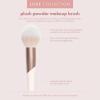 EcoTools Luxe Plush Powder Makeup Brush for Blush & Bronzer, Works Best With Powder Makeup, Luxurious and Glamorous, Eco-Friendly Premium Makeup Brush, Synthetic Bristles, Pink, 1 Count(Pack of 1)