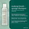 EcoTools Makeup Brush Cleansing Pad + Deep Clean Shampoo Bundle, Brush Cleaner Mat & Makeup Brush Cleanser For Deep Cleaning Tools, Clean Formula, Cruelty-Free, & Vegan, 2 Piece Set