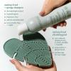 EcoTools Makeup Brush Cleansing Pad + Deep Clean Shampoo Bundle, Brush Cleaner Mat & Makeup Brush Cleanser For Deep Cleaning Tools, Clean Formula, Cruelty-Free, & Vegan, 2 Piece Set