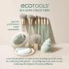 EcoTools Makeup Brush Cleansing Pad, Brush Cleaner Mat For Deep Cleaning Tools, Use With Makeup Brush Shampoo, 100% Silicone, Easy To Clean, Features Suction Cup For Easy Usage, Cruelty-Free, 1 Count(Seagems  4 Piece Set)