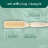 EcoTools Mini Detangler Hairbrush, Brush For Wet Or Dry Hair, Heat Resistant, Mini Hairbrush Gently Detangles & Styles, Travel-Size Paddle Brush, Renewable Bamboo, Vegan & Cruelty-Free, 1 Count(Curl Activating Brush)