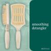 EcoTools Mini Detangler Hairbrush, Brush For Wet Or Dry Hair, Heat Resistant, Mini Hairbrush Gently Detangles & Styles, Travel-Size Paddle Brush, Renewable Bamboo, Vegan & Cruelty-Free, 1 Count(Smooth Paddle Brush)