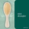 EcoTools Mini Detangler Hairbrush, Brush For Wet Or Dry Hair, Heat Resistant, Mini Hairbrush Gently Detangles & Styles, Travel-Size Paddle Brush, Renewable Bamboo, Vegan & Cruelty-Free, 1 Count(Mini Shine Brush)