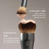 EcoTools Sculpt + Bronze Dual-Ended Makeup Brush, Fluffy Bronzer & Dense Contour Brush for Liquid, Cream & Powder Face Makeup, Travel-Friendly, Vegan & Cruelty-Free, Eco-Friendly Handle, 1 Count(Blend + Conceal)