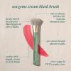 EcoTools Sea Gems Cream Blush Brush, Liquid & Cream Blush Makeup Brush for Smooth Buildable Cheek Color, Dense Rounded Bristles, Sustainable Design, Vegan & Cruelty-Free, 1 Count