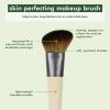 EcoTools Skin Perfecting Makeup Brush, For Liquid & Cream Foundation & Contour, Angled Brush Ideal for BB & CC Creams, Eco-Friendly, Dense, Synthetic Bristles, Vegan & Cruelty-Free, 1 Count