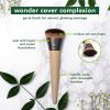 EcoTools Wonder Cover Complexion Brush, Makeup Brush For Flawless Foundation Application & Blending, Full Coverage Base Brush, Eco-Friendly, Synthetic Bristles, Cruelty-Free, 1 Count(1 Count (Pack of 8))
