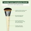 EcoTools Wonder Cover Complexion Brush, Makeup Brush For Flawless Foundation Application & Blending, Full Coverage Base Brush, Eco-Friendly, Synthetic Bristles, Cruelty-Free, 1 Count(1 Count (Pack of 1))