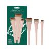 EcoTools 360 Ultimate Blend Makeup Brush Kit, For Cream, Liquid, & Powder Foundation, Blush, & Bronzer, Buff & Blend Makeup, Full Coverage, Dense Bristles, Vegan & Cruelty-Free, 3 Piece Set(360 Ultimate Blend Makeup Brushes)