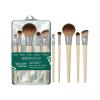 EcoTools 6 Piece Start The Day Beautifully Makeup Brush Set, Makeup Brushes For Eyeshadow, Blush, Concealer, & Foundation Application, Eco-Friendly, Gift Set, Synthetic Hair, Vegan & Cruelty-Free(5 Piece Set)