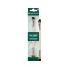 EcoTools Cream & Powder Dual-Ended Eye Brush, Flat & Fluffy Eyeshadow Brush for Packing, Blending & Full Eye Looks, Sustainable Makeup Brush, Vegan & Cruelty-Free, 1 Count