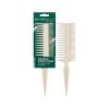 EcoTools Double-Sided Hair Comb, Wide-Tooth & Narrow-Tooth Sides For Detangling & Styling, Sectioning Tip, Bamboo Hair Comb for All Hair Types, Anti-Breakage, Vegan & Cruelty-Free, 1 Count(Double Sided Detangling Brush)