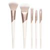 EcoTools Ecofriendly Luxe Flawless Foundation Makeup Brush for Liquid & Cream Foundation, Dense, Synthetic Bristles, Eco-Friendly Premium Quality Makeup Brush, Vegan & Cruelty-Free, 1 Count(Luxe Natural Elegance  5PC)
