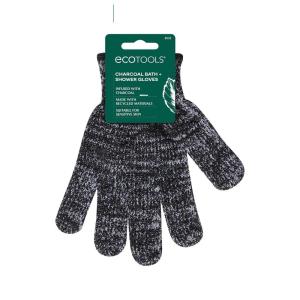 EcoTools Bath + Shower Gloves 6 Pack, Exfoliating Gloves Remove Dead Skin & Cleanse The Whole Body, Bath Gloves To Scrub & Hydrate, Self-Tanner Application Prep, Cruelty Free, (12 Gloves Total)(1 Count)