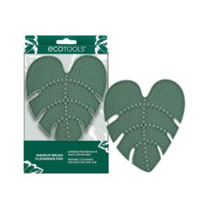 EcoTools Makeup Brush Cleansing Pad, Brush Cleaner Mat For Deep Cleaning Tools, Use With Makeup Brush Shampoo, 100% Silicone, Easy To Clean, Features Suction Cup For Easy Usage, Cruelty-Free, 1 Count(Cleansing Pad  1 Piece Set)