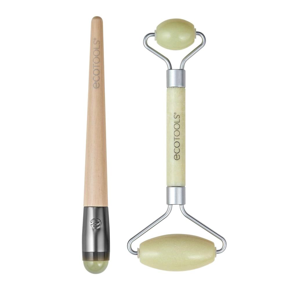image:imageEcoTools Amethyst Facial Roller Real Stone Face Roller amp Massager Skincare amp Sculpting Tool Reduces Puffiness amp Dark Circles EcoFriendly Beauty Tool Vegan amp CrueltyFree 1 CountJade Roller  Under Eye Duo  2PC