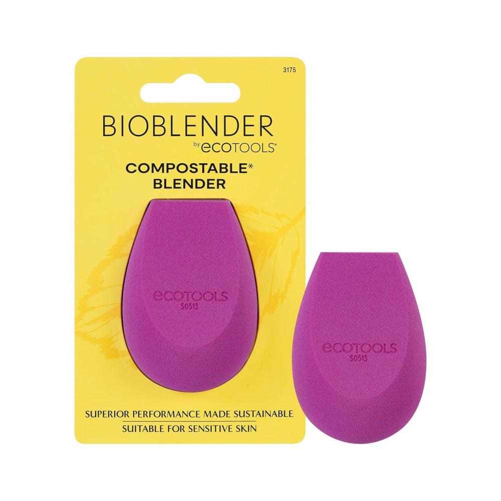 image:imageEcoTools Bioblender Makeup Sponge Compostable Makeup Blender For Liquid amp Cream Foundation Sustainable Seamless Application EcoFriendly Beauty Sponge CrueltyFree amp Latex Free 1 Count1 Count Pack of 1