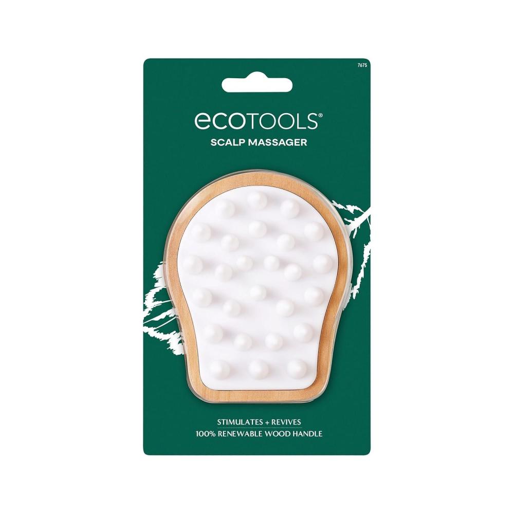 image:imageEcoTools Scalp Massager Scalp Scrubber Stimulates amp Exfoliates for Better Hair Health Reduces Product BuildUp Gentle Silicone Bristles Massage EcoFriendly amp CrueltyFree 1 Count