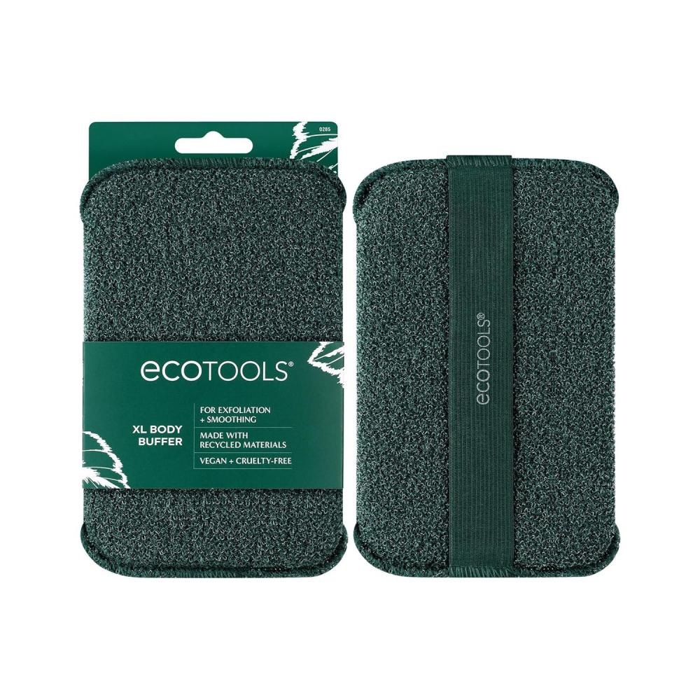 image:imageEcoTools XL Body Buffer Exfoliating Body Scrubber Large Sponge for Whole Body Cleansing Quickly Remove Dry Skin EcoFriendly Bath Accessory for Men amp Women CrueltyFree 1 Count1 Count Pack of 1