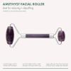 EcoTools Amethyst Facial Roller, Real Stone Face Roller & Massager, Skincare & Sculpting Tool, Reduces Puffiness & Dark Circles, Eco-Friendly Beauty Tool, Vegan & Cruelty-Free, 1 Count(Amethyst Roller  1CT)