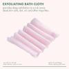 EcoTools Bath Cloth, Exfoliating Washcloth For Shower & Bath, Expands Up To 3 Feet, Remove Dry Skin, Body Scrubber For Exfoliation & Deep Cleansing, Eco Friendly & Cruelty-Free, Pink, 1 Count(1 count (Pack of 6))