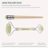 EcoTools Beauty Skin Care Tool Jade Facial Roller and Eye Roller Duo, Face Roller and Massager, Skincare and Sculpting Tool, Reduces Under Eye Puffiness and Dark Circles, 2 Piece Set(2 Count (Pack of 1))