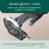 EcoTools Cleansing Mitt, Exfoliating Glove For Bath & Shower, Removes Dry Skin & Self Tanner, Eco Friendly Shower Mitt Provides Gentle Exfoliation, Precise Clean, Cruelty-Free, Green, 6 Count