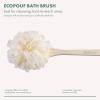 EcoTools EcoPouf Bath Brush, Loofah Brush for Bath & Shower, Made with Long Handle & Recycled, Soft Netting for Gentle Exfoliation, Back Brush for Men & Women, Eco-Friendly & Cruelty-Free, 1 Count(1 Count (Pack of 1))