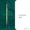 EcoTools Eyebrow Brush Duo, Tame, Sculpt & Fill in Brows, Multipurpose For Eyebrow Gel, Powder, & Cream, Dual-Ended Spoolie & Angled Brow Brush, Eco Friendly, Cruelty-Free, & Vegan, 1 Count(1 (Pack of 2))