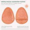 EcoTools Gentle Facial Cleansing Cloths, Makeup Remover Cloth Infused With Citrus, Reusable Face Cloths Deep Clean Skin, Eco Friendly Washcloth For Face, Vegan, & Cruelty-Free, 2 Count(1 Count (Pack of 2))