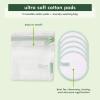 EcoTools Reusable Cotton Pads, Ultra Soft & Durable, Cleanses Skin, Applies Skincare, for Toner, Serums, & Makeup Remover, Sustainable Alternative, Washable with Laundry Bag, Eco-Friendly 6 Piece Set
