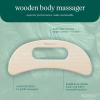 EcoTools Wooden Body Massager, Relieve Sore Muscles, Wood Massager Tool for Body, Unique Shape Provides Relaxation & Relieves Muscle Tension, Eco Friendly, Cruelty-Free, & Vegan, 1 Count