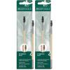 EcoTools Eyebrow Brush Duo, Tame, Sculpt & Fill in Brows, Multipurpose For Eyebrow Gel, Powder, & Cream, Dual-Ended Spoolie & Angled Brow Brush, Eco Friendly, Cruelty-Free, & Vegan, 1 Count(1 (Pack of 2))