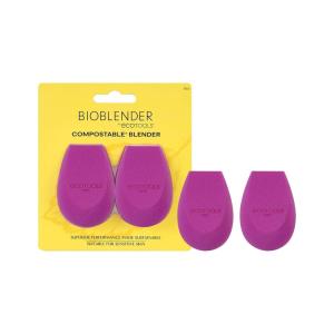 EcoTools Bioblender Makeup Sponge Duo, Compostable Makeup Blender, For Liquid & Cream Foundation, Seamless Application, Eco-Friendly Beauty Sponge, Cruelty-Free & Latex Free, 2 Count(2 Count (Pack of 1))