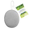 EcoTools Charcoal Exfoliating Puff, Infused Body Sponge, Detoxifying & Exfoliating, Removes Dry Skin & Self-Tanner, Eco-Friendly Bath Accessory for Men & Women, Cruelty-Free & Vegan, 1 Count