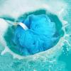 EcoTools Delicate EcoPouf Bath Loofah, Recycled Netting, Gentle Bath Sponge, Exfoliates & Cleanses Skin, for Shower & Bath Routine, Eco-Friendly, Vegan, & Cruelty-Free, Blue, 1 Count(Blue  1 CT)