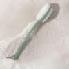 EcoTools Sea Gems Bath Bristle Brush, Dual-Sided Shower Brush for Cleansing & Exfoliating with Long Handle for Cleaning Back, Low-Waste Design, Vegan & Cruelty-Free, 1 Count